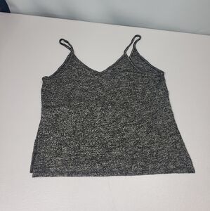 3/$15 forever 21 gray oversized spaghetti strap summer tank top size XS